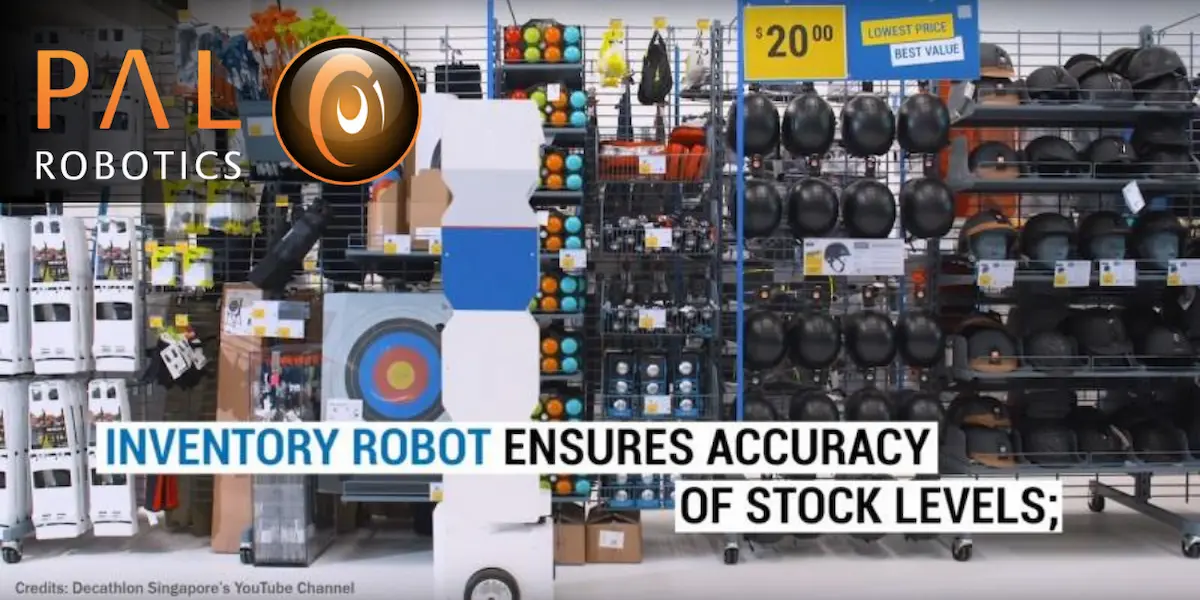 The retail robot Stockbot ensures the accuracy of stock-tacking operations