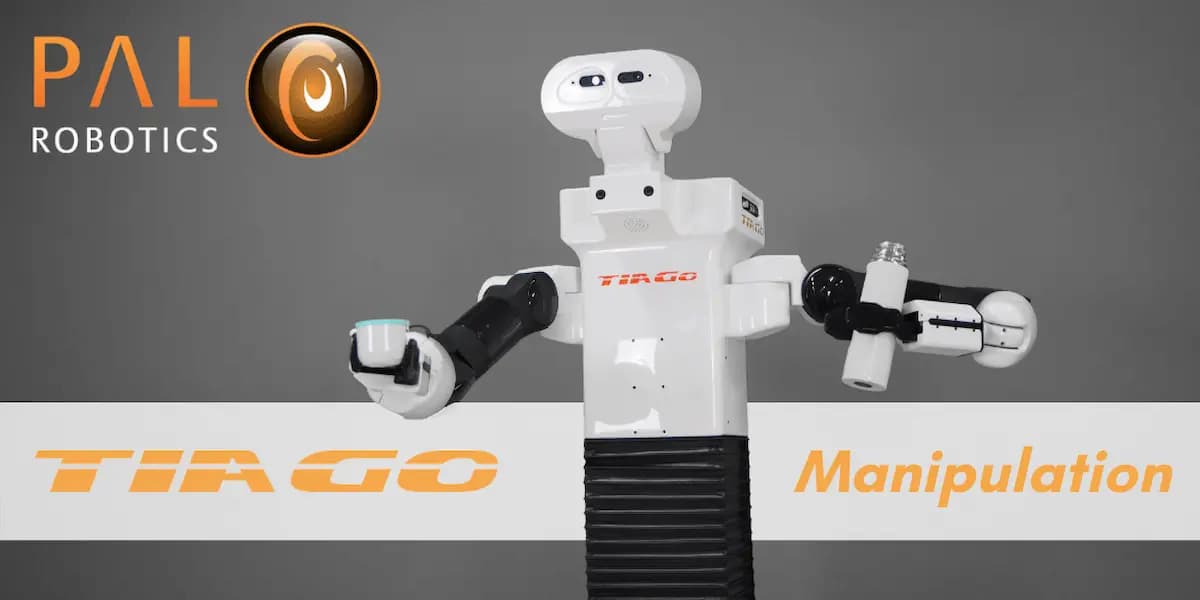 The mobile manipulator robot TIAGo with 2 arms