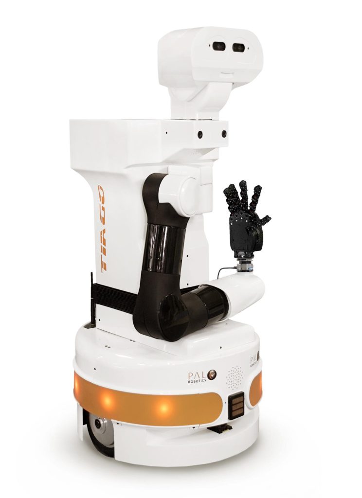 TIAGo robot mobile manipulator 5-fingered Hand