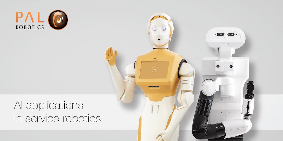 The social robots TIAGo and ARI as part of the work on AI applications in service robotics