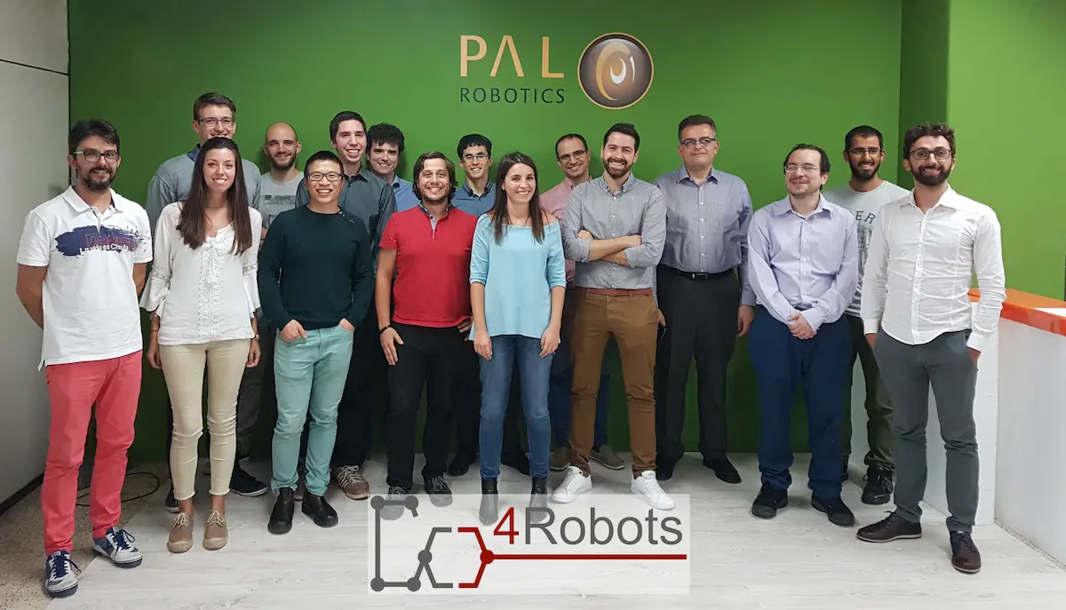 PAL Robotics team at the Co4Robots in Stockholm in 2018