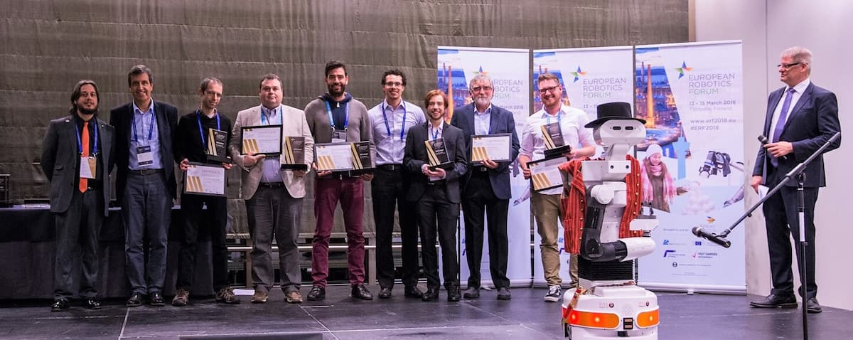 Winners of the European Robotics League (ERL) 2018