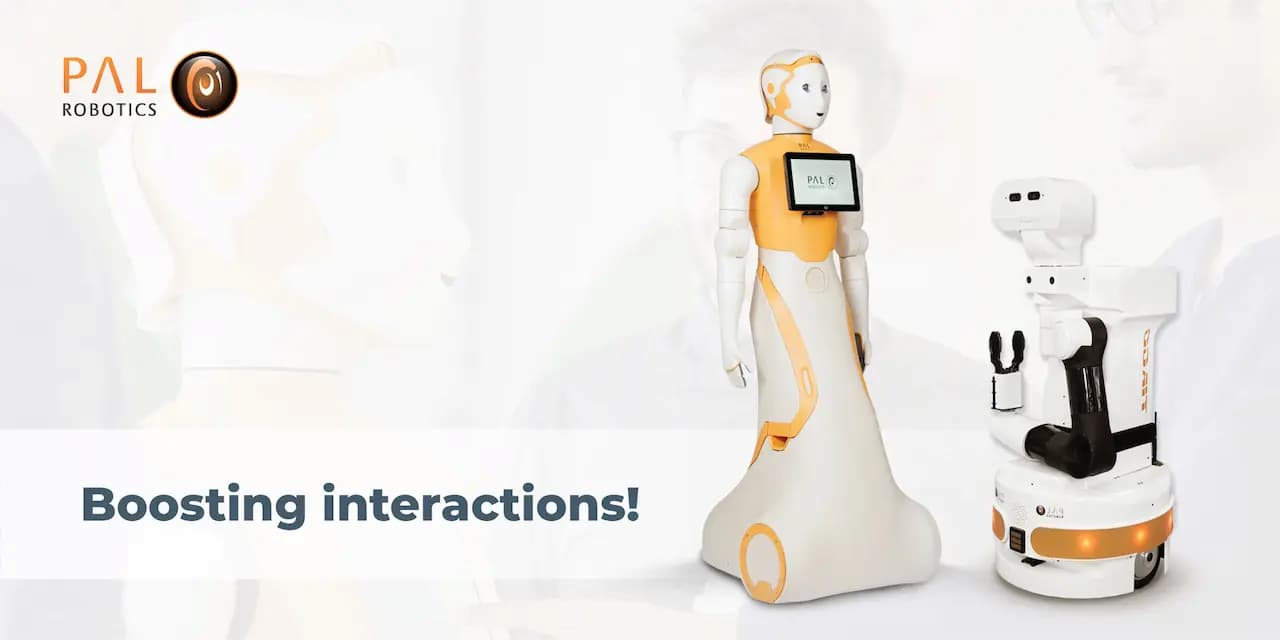 The social robot ARI and the mobile manipulator TIAGo use AI to boost interactions with human being