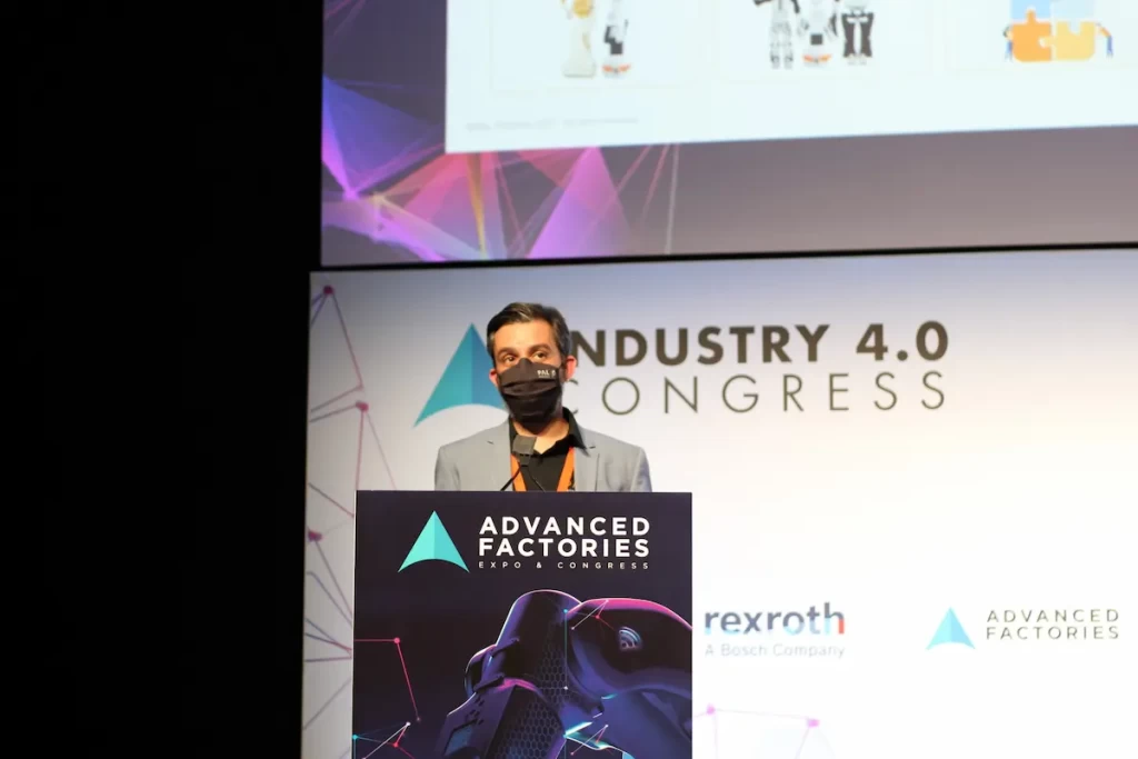 Jordi Pagès from PAL Robotics presenting at Advanced Factories 2021