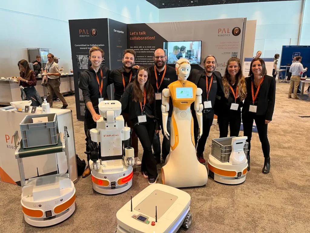 PAL Robotics' team at ERF 2022