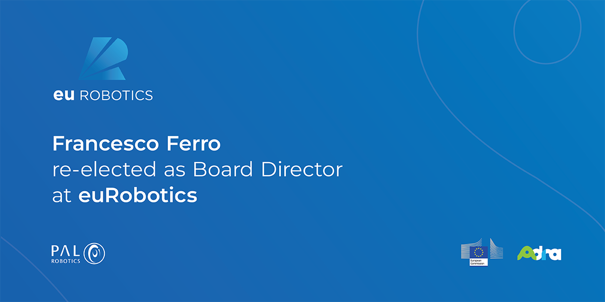 PAL Robotics' Francesco Ferro Director at euRobotics
